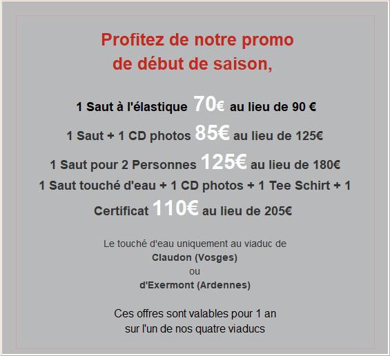 Saut élastique Prix
